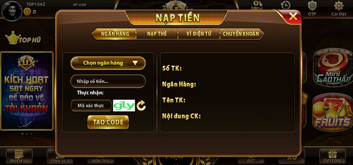 Nạp và rút tiền tại Bet98 - Bet98