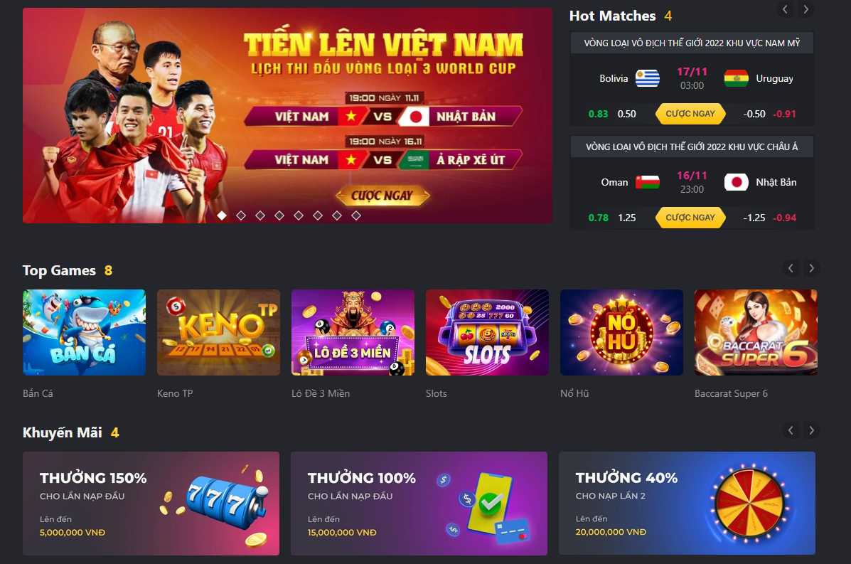 Vvvwin Fun cung cấp rất nhiều trò chơi đa dạng - Vvvwin